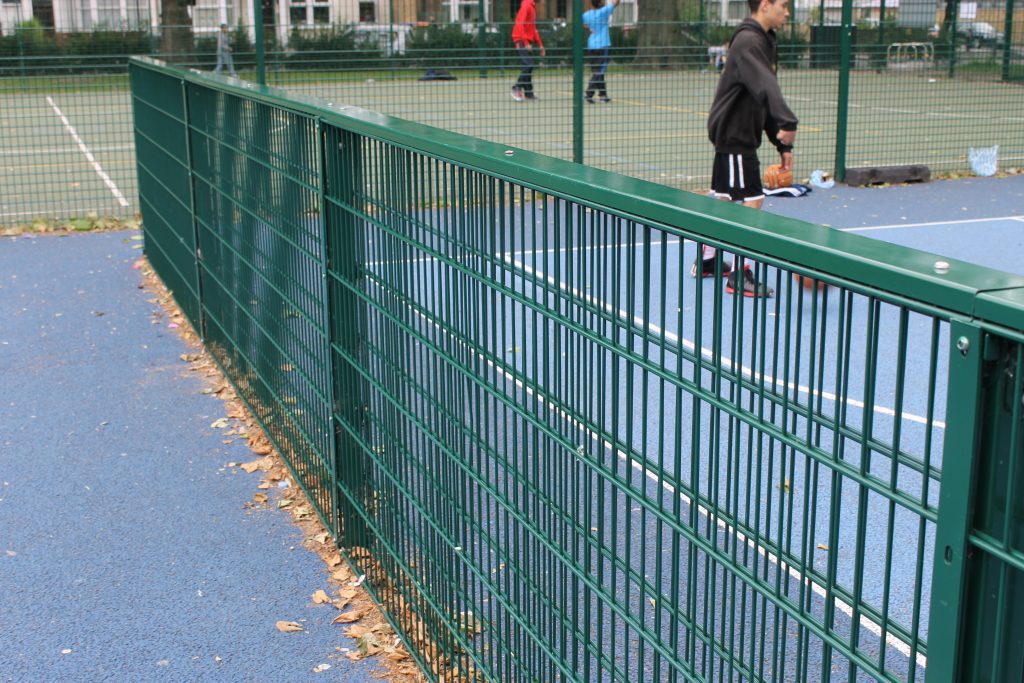 Ducketts Common, Basketball Courts Park Fencing