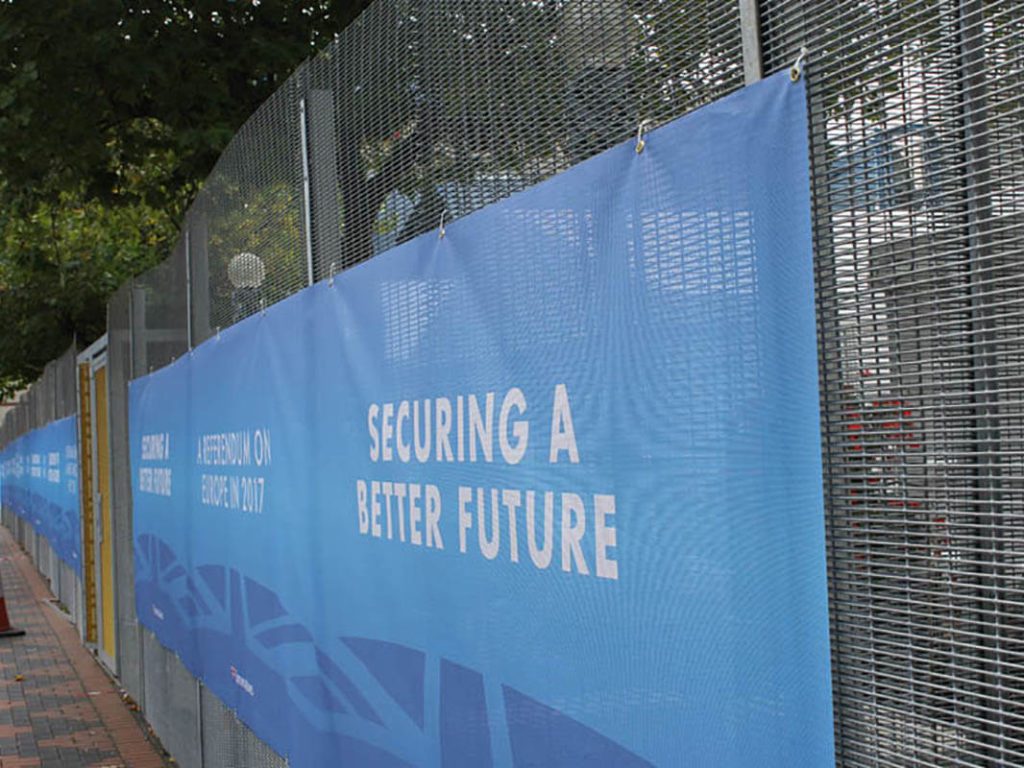 Tory Party Conference Fencing