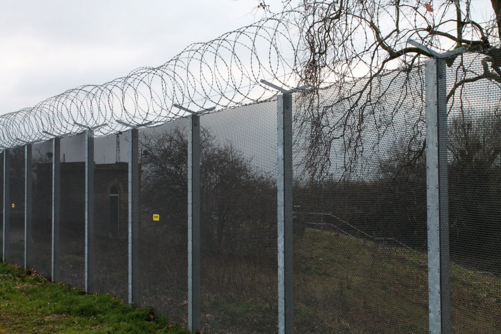High-Security-Perimeter-Fencing Permanent Security Fencing