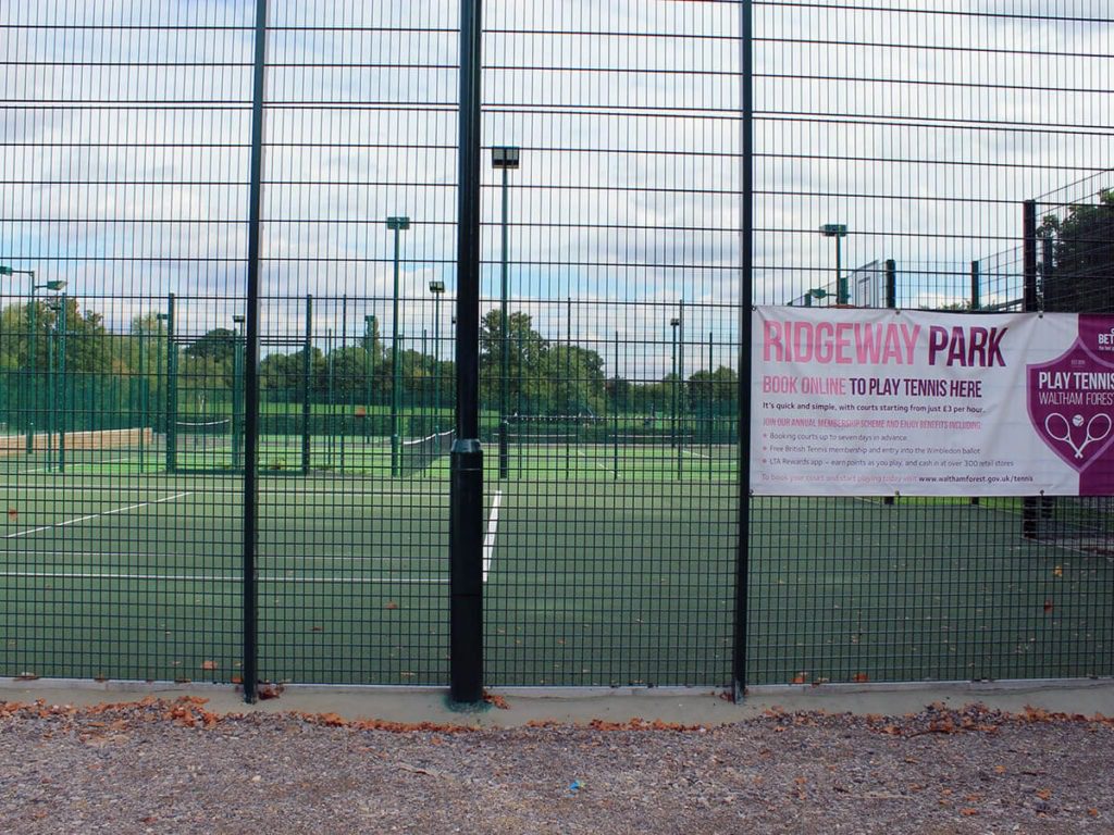 Public Tennis Court Fencing