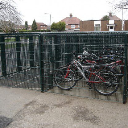 mesh bicycles lockers