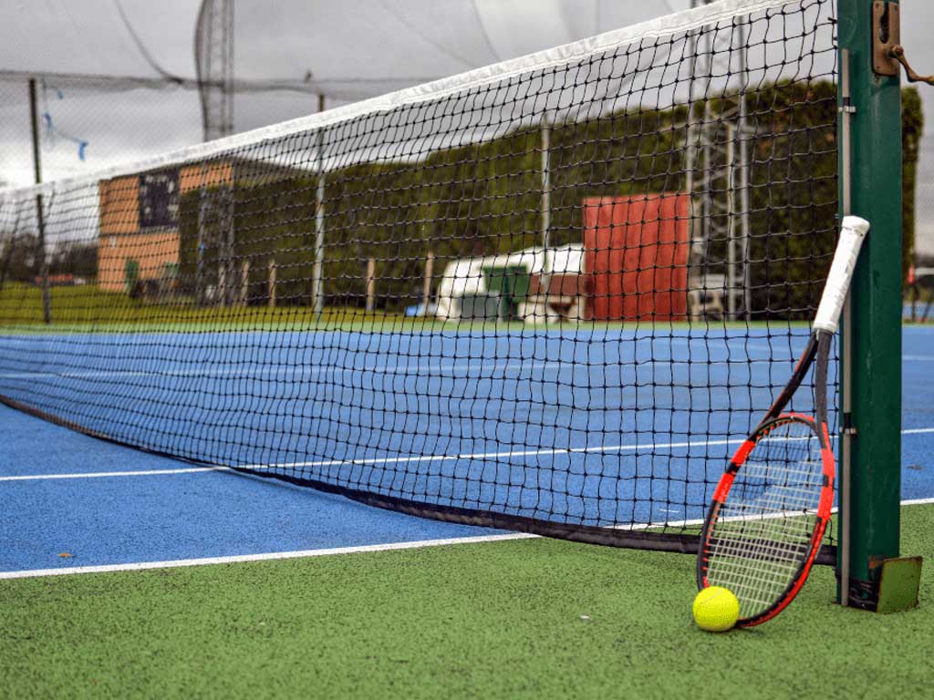 outdoor tennis court Tennis Court Fencing