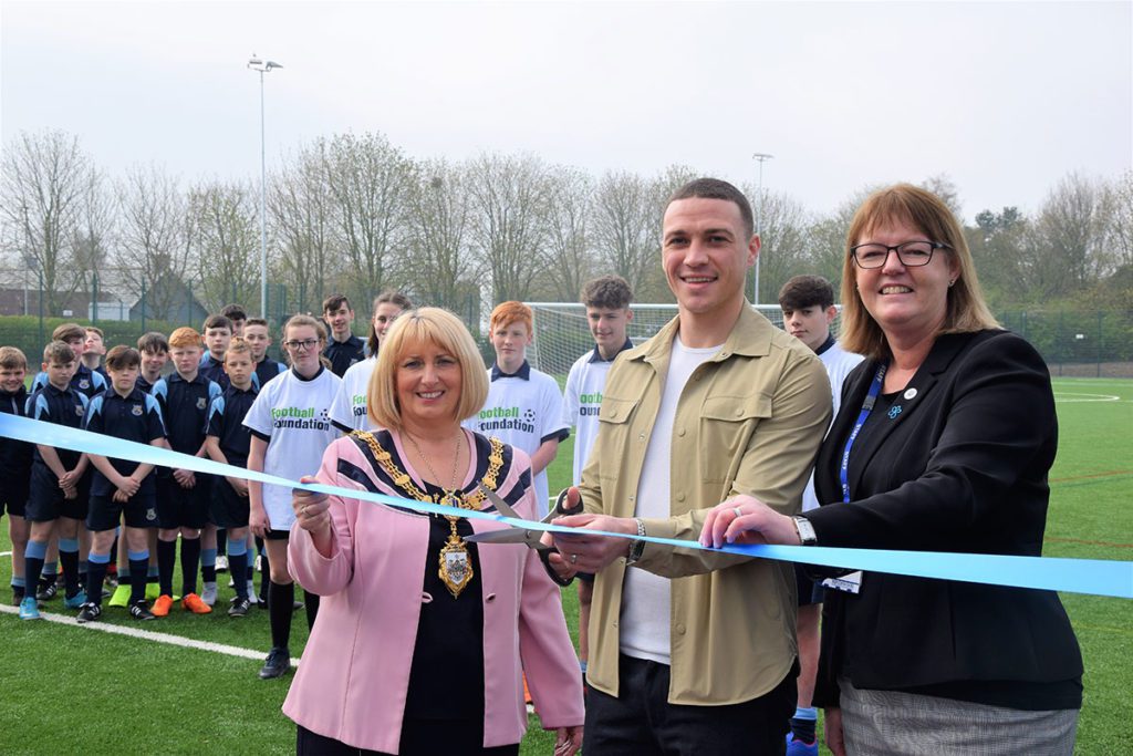 New Sports Facilities Opened By James Chester