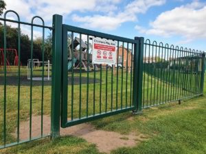 KinderGate Slow Closing Playground Gate RoSPA Compliant